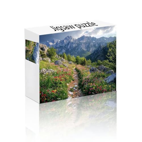 Puzzle Erwachsene 1000 Teile Landschaft, Berg Puzzle Lernspiel Herausforderung Schwierigkeit, Vielfältig Bunt Puzzlespiele, Freizeitaktivität Lustige Geschenke Wohndeko für Erwachsene ab 14 Jahren Z-2 von Linncen