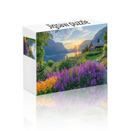 Puzzle Erwachsene 1000 Teile Lavendel, Landschaft Puzzle Lernspiel Herausforderung Schwierigkeit, Vielfältig Puzzlespiele, Freizeitaktivität Lustige Geschenke Wohndeko für Erwachsene ab 14 Jahren O-2 von Linncen