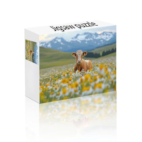 Puzzle Erwachsene 1000 Teile Ochse, Landschaft Puzzle Lernspiel Herausforderung Schwierigkeit, Vielfältig Puzzlespiele, Freizeitaktivität Lustige Geschenke Wohndeko für Erwachsene ab 14 Jahren K-4 Puzzle Erwachsene 1000 Teile Ochse, Landschaft Puzzle Lernspiel Herausforderung Schwierigkeit, Vielfältig Puzzlespiele, Freizeitaktivität Lustige Geschenke Wohndeko für Erwachsene ab 14 Jahren K-4 von Linncen
