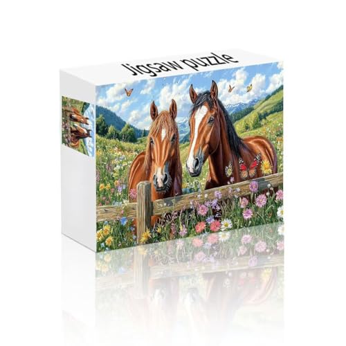 Puzzle Erwachsene 1000 Teile Pferd, Landschaft Puzzle Lernspiel Herausforderung Schwierigkeit, Vielfältig Puzzlespiele, Freizeitaktivität Lustige Geschenke Wohndeko für Erwachsene ab 14 Jahren U-9 Puzzle Erwachsene 1000 Teile Pferd, Landschaft Puzzle Lernspiel Herausforderung Schwierigkeit, Vielfältig Puzzlespiele, Freizeitaktivität Lustige Geschenke Wohndeko für Erwachsene ab 14 Jahren U-9 von Linncen
