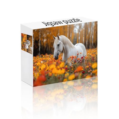 Puzzle Erwachsene 1000 Teile Pferd, Wald Puzzle Lernspiel Herausforderung Schwierigkeit, Vielfältig und Bunt Puzzlespiele, Freizeitaktivität Lustige Geschenke Wohndeko für Erwachsene ab 14 Jahren A-9 Puzzle Erwachsene 1000 Teile Pferd, Wald Puzzle Lernspiel Herausforderung Schwierigkeit, Vielfältig und Bunt Puzzlespiele, Freizeitaktivität Lustige Geschenke Wohndeko für Erwachsene ab 14 Jahren A-9 von Linncen