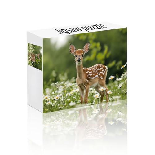 Puzzle Erwachsene 1000 Teile REH, Landschaft Puzzle Lernspiel Herausforderung Schwierigkeit, Vielfältig Bunt Puzzlespiele, Freizeitaktivität Lustige Geschenke Wohndeko für Erwachsene ab 14 Jahren N-1 von Linncen