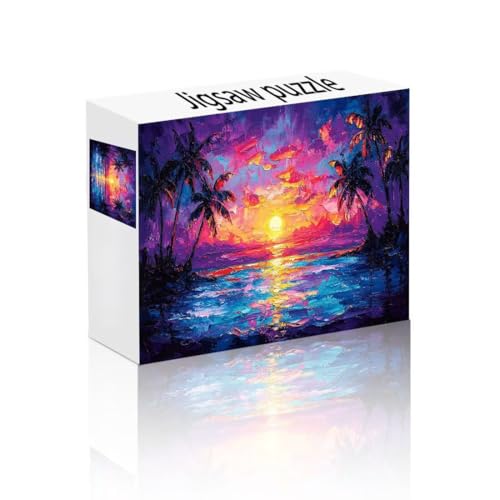 Puzzle Erwachsene 1000 Teile Sonnenuntergang, Meer Puzzle Lernspiel Herausforderung Schwierigkeit, Vielfältig Puzzlespiele, Freizeitaktivität Lustige Geschenke Wohndeko für Erwachsene ab 14 Jahren W-9 Puzzle Erwachsene 1000 Teile Sonnenuntergang, Meer Puzzle Lernspiel Herausforderung Schwierigkeit, Vielfältig Puzzlespiele, Freizeitaktivität Lustige Geschenke Wohndeko für Erwachsene ab 14 Jahren W-9 von Linncen