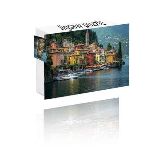 Puzzle Erwachsene 1000 Teile Stadt, Meer Puzzle Lernspiel Herausforderung Schwierigkeit, Vielfältig und Bunt Puzzlespiele, Freizeitaktivität Lustige Geschenke Wohndeko für Erwachsene ab 14 Jahren C-0 von Linncen