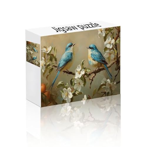 Puzzle Erwachsene 1000 Teile Vogel, Anlage Puzzle Lernspiel Herausforderung Schwierigkeit, Vielfältig Bunt Puzzlespiele, Freizeitaktivität Lustige Geschenke Wohndeko für Erwachsene ab 14 Jahren F-4 von Linncen