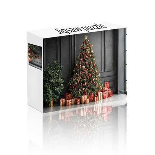 Puzzle Erwachsene 1000 Teile Weihnachtsbaum, Baum Puzzle Lernspiel Herausforderung Schwierigkeit, Vielfältig Puzzlespiele, Freizeitaktivität Lustige Geschenke Wohndeko für Erwachsene ab 14 Jahren J-8 von Linncen