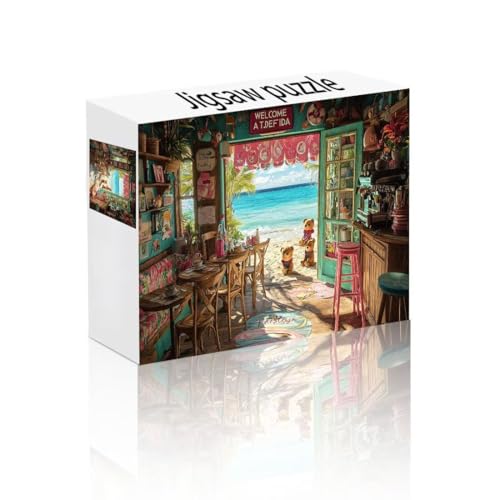 Puzzle Erwachsene 1000 Teile Zimmer, Meer Puzzle Lernspiel Herausforderung Schwierigkeit, Vielfältig und Bunt Puzzlespiele, Freizeitaktivität Lustige Geschenke Wohndeko für Erwachsene ab 14 Jahren R-0 von Linncen