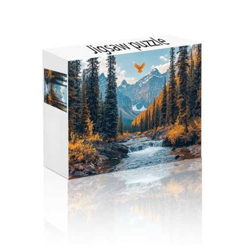 Puzzle Erwachsene 140 Teile Baum, Berg Puzzle Lernspiel Herausforderung Schwierigkeit, Vielfältig und Bunt Puzzlespiele, Freizeitaktivität Lustige Geschenke Wohndeko für Erwachsene ab 14 Jahren V-2 von Linncen