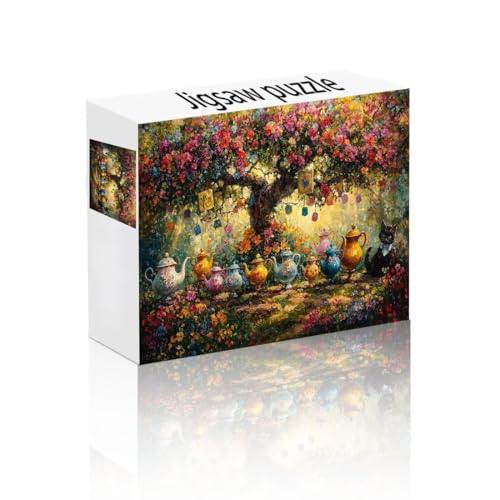 Puzzle Erwachsene 140 Teile Baum, Blume Puzzle Lernspiel Herausforderung Schwierigkeit, Vielfältig und Bunt Puzzlespiele, Freizeitaktivität Lustige Geschenke Wohndeko für Erwachsene ab 14 Jahren V-8 von Linncen