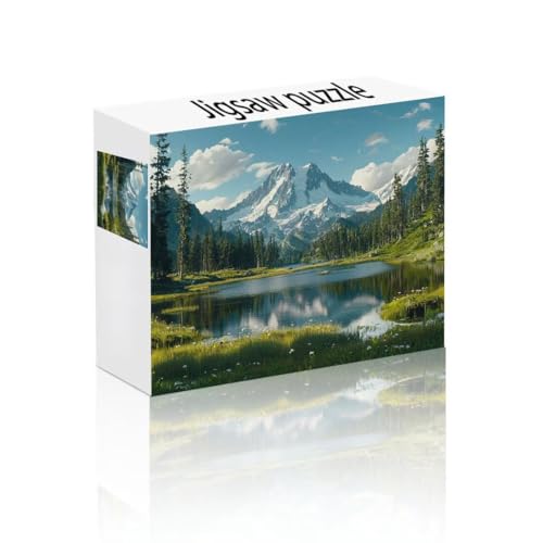 Puzzle Erwachsene 140 Teile Berg, Baum Puzzle Lernspiel Herausforderung Schwierigkeit, Vielfältig und Bunt Puzzlespiele, Freizeitaktivität Lustige Geschenke Wohndeko für Erwachsene ab 14 Jahren H-4 von Linncen