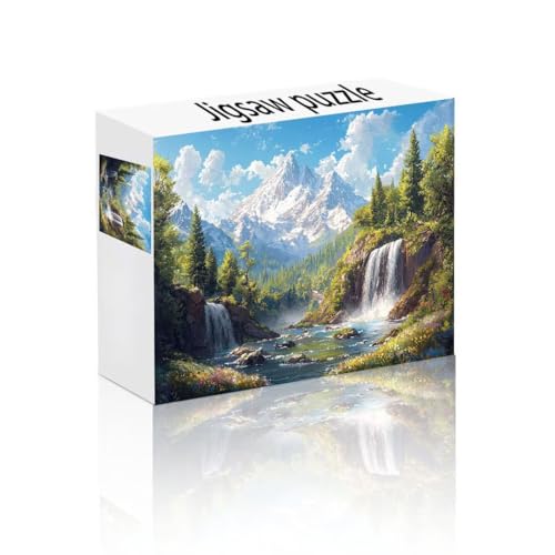 Puzzle Erwachsene 140 Teile Berg, Fallen Puzzle Lernspiel Herausforderung Schwierigkeit, Vielfältig und Bunt Puzzlespiele, Freizeitaktivität Lustige Geschenke Wohndeko für Erwachsene ab 14 Jahren U-3 von Linncen