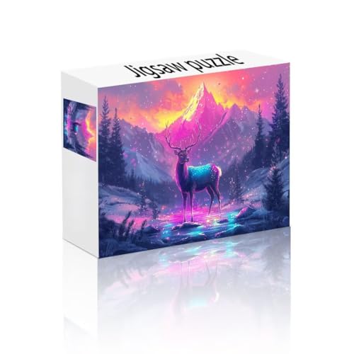 Puzzle Erwachsene 140 Teile Berg, REH Puzzle Lernspiel Herausforderung Schwierigkeit, Vielfältig und Bunt Puzzlespiele, Freizeitaktivität Lustige Geschenke Wohndeko für Erwachsene ab 14 Jahren P-3 von Linncen
