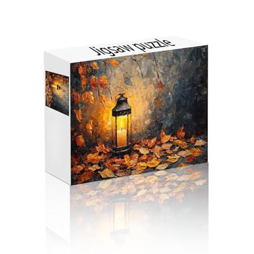Puzzle Erwachsene 140 Teile Blätter, Öllampe Puzzle Lernspiel Herausforderung Schwierigkeit, Vielfältig Bunt Puzzlespiele, Freizeitaktivität Lustige Geschenke Wohndeko für Erwachsene ab 14 Jahren C-3 von Linncen