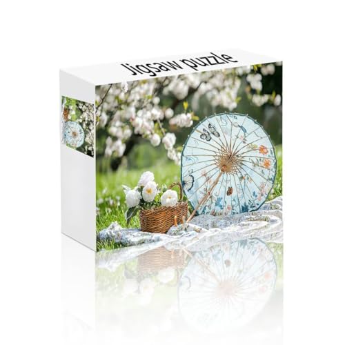 Puzzle Erwachsene 140 Teile Blume, Regenschirm Puzzle Lernspiel Herausforderung Schwierigkeit, Vielfältig Puzzlespiele, Freizeitaktivität Lustige Geschenke Wohndeko für Erwachsene ab 14 Jahren D-2 von Linncen