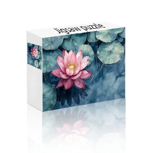 Puzzle Erwachsene 140 Teile Lotus, See Puzzle Lernspiel Herausforderung Schwierigkeit, Vielfältig und Bunt Puzzlespiele, Freizeitaktivität Lustige Geschenke Wohndeko für Erwachsene ab 14 Jahren K-6 von Linncen
