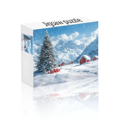 Puzzle Erwachsene 140 Teile Schnee, Berg Puzzle Lernspiel Herausforderung Schwierigkeit, Vielfältig und Bunt Puzzlespiele, Freizeitaktivität Lustige Geschenke Wohndeko für Erwachsene ab 14 Jahren D-5 von Linncen