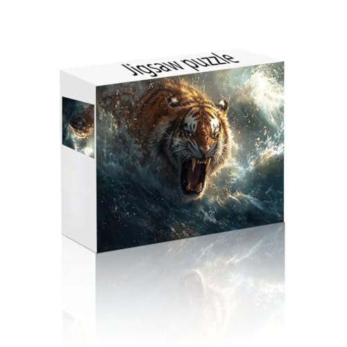 Puzzle Erwachsene 140 Teile Tiger, Cool Puzzle Lernspiel Herausforderung Schwierigkeit, Vielfältig und Bunt Puzzlespiele, Freizeitaktivität Lustige Geschenke Wohndeko für Erwachsene ab 14 Jahren V-5 von Linncen