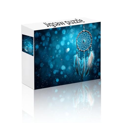 Puzzle Erwachsene 140 Teile Traumfänger, Feder Puzzle Lernspiel Herausforderung Schwierigkeit, Vielfältig Puzzlespiele, Freizeitaktivität Lustige Geschenke Wohndeko für Erwachsene ab 14 Jahren I-8 von Linncen