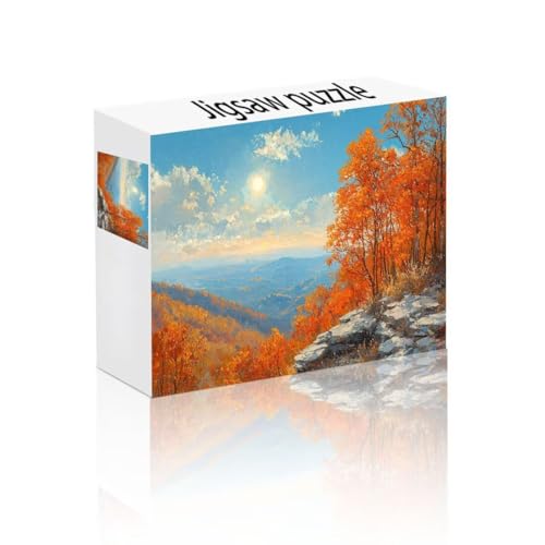 Puzzle Erwachsene 1500 Teile Baum, Landschaft Puzzle Lernspiel Herausforderung Schwierigkeit, Vielfältig Bunt Puzzlespiele, Freizeitaktivität Lustige Geschenke Wohndeko für Erwachsene ab 14 Jahren K-7 von Linncen