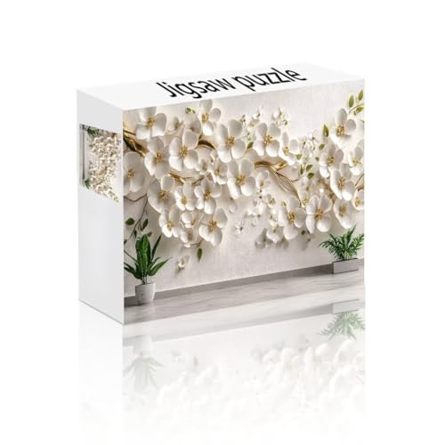 Puzzle Erwachsene 1500 Teile Blume, Anlage Puzzle Lernspiel Herausforderung Schwierigkeit, Vielfältig Bunt Puzzlespiele, Freizeitaktivität Lustige Geschenke Wohndeko für Erwachsene ab 14 Jahren N-4 von Linncen