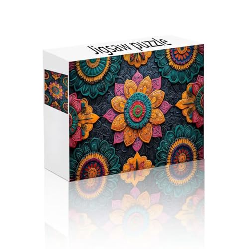 Puzzle Erwachsene 1500 Teile Blume, Anlage Puzzle Lernspiel Herausforderung Schwierigkeit, Vielfältig Bunt Puzzlespiele, Freizeitaktivität Lustige Geschenke Wohndeko für Erwachsene ab 14 Jahren P-1 von Linncen