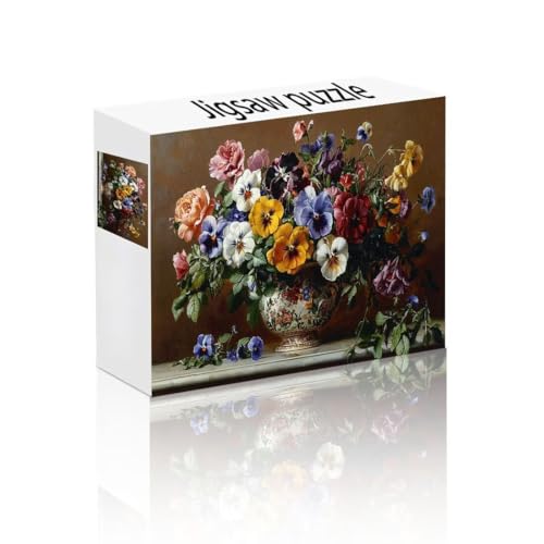 Puzzle Erwachsene 1500 Teile Blume, Orchidee Puzzle Lernspiel Herausforderung Schwierigkeit, Vielfältig Bunt Puzzlespiele, Freizeitaktivität Lustige Geschenke Wohndeko für Erwachsene ab 14 Jahren Q-6 von Linncen