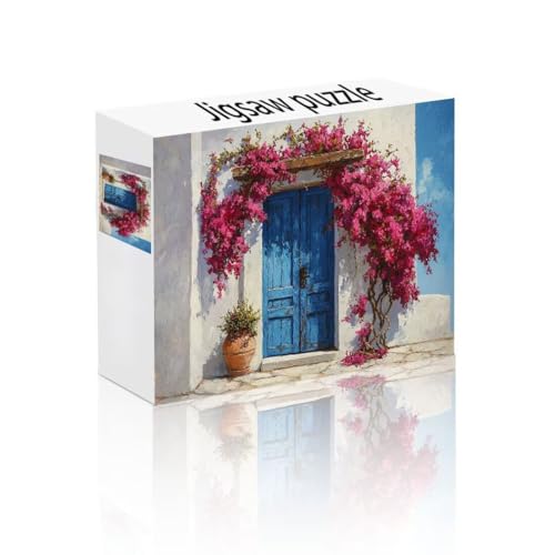 Puzzle Erwachsene 1500 Teile Blume, Tür Puzzle Lernspiel Herausforderung Schwierigkeit, Vielfältig und Bunt Puzzlespiele, Freizeitaktivität Lustige Geschenke Wohndeko für Erwachsene ab 14 Jahren V-4 von Linncen