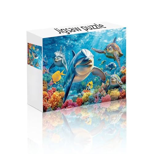 Puzzle Erwachsene 1500 Teile Delphin, Koralle Puzzle Lernspiel Herausforderung Schwierigkeit, Vielfältig Bunt Puzzlespiele, Freizeitaktivität Lustige Geschenke Wohndeko für Erwachsene ab 14 Jahren Y-2 Puzzle Erwachsene 1500 Teile Delphin, Koralle Puzzle Lernspiel Herausforderung Schwierigkeit, Vielfältig Bunt Puzzlespiele, Freizeitaktivität Lustige Geschenke Wohndeko für Erwachsene ab 14 Jahren Y-2 von Linncen
