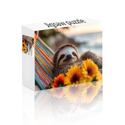 Puzzle Erwachsene 1500 Teile Faultier, Sonnenblume Puzzle Lernspiel Herausforderung Schwierigkeit, Vielfältig Puzzlespiele, Freizeitaktivität Lustige Geschenke Wohndeko für Erwachsene ab 14 Jahren G-8 Puzzle Erwachsene 1500 Teile Faultier, Sonnenblume Puzzle Lernspiel Herausforderung Schwierigkeit, Vielfältig Puzzlespiele, Freizeitaktivität Lustige Geschenke Wohndeko für Erwachsene ab 14 Jahren G-8 von Linncen