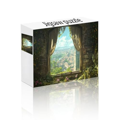 Puzzle Erwachsene 1500 Teile Fenster, Landschaft Puzzle Lernspiel Herausforderung Schwierigkeit, Vielfältig Puzzlespiele, Freizeitaktivität Lustige Geschenke Wohndeko für Erwachsene ab 14 Jahren C-4 Puzzle Erwachsene 1500 Teile Fenster, Landschaft Puzzle Lernspiel Herausforderung Schwierigkeit, Vielfältig Puzzlespiele, Freizeitaktivität Lustige Geschenke Wohndeko für Erwachsene ab 14 Jahren C-4 von Linncen