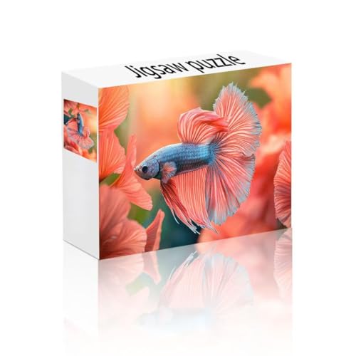 Puzzle Erwachsene 1500 Teile Fisch, Tier Puzzle Lernspiel Herausforderung Schwierigkeit, Vielfältig und Bunt Puzzlespiele, Freizeitaktivität Lustige Geschenke Wohndeko für Erwachsene ab 14 Jahren P-4 von Linncen