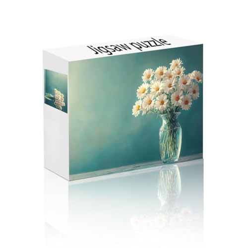 Puzzle Erwachsene 1500 Teile Gänseblümchen, Anlage Puzzle Lernspiel Herausforderung Schwierigkeit, Vielfältig Puzzlespiele, Freizeitaktivität Lustige Geschenke Wohndeko für Erwachsene ab 14 Jahren Z-0 von Linncen