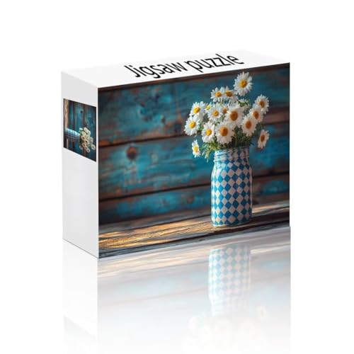 Puzzle Erwachsene 1500 Teile Gänseblümchen, Blume Puzzle Lernspiel Herausforderung Schwierigkeit, Vielfältig Puzzlespiele, Freizeitaktivität Lustige Geschenke Wohndeko für Erwachsene ab 14 Jahren M-6 von Linncen