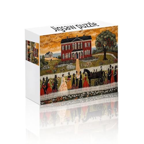 Puzzle Erwachsene 1500 Teile Haus, Hochzeit Puzzle Lernspiel Herausforderung Schwierigkeit, Vielfältig Bunt Puzzlespiele, Freizeitaktivität Lustige Geschenke Wohndeko für Erwachsene ab 14 Jahren D-3 Puzzle Erwachsene 1500 Teile Haus, Hochzeit Puzzle Lernspiel Herausforderung Schwierigkeit, Vielfältig Bunt Puzzlespiele, Freizeitaktivität Lustige Geschenke Wohndeko für Erwachsene ab 14 Jahren D-3 von Linncen
