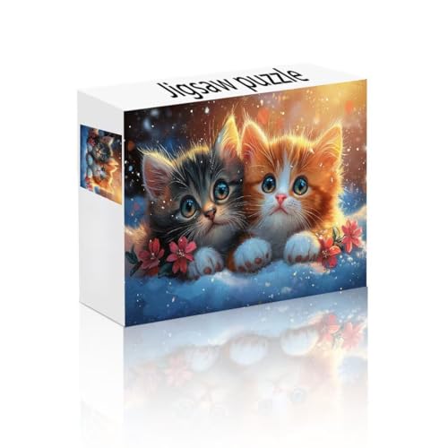 Puzzle Erwachsene 1500 Teile Katze, Tier Puzzle Lernspiel Herausforderung Schwierigkeit, Vielfältig und Bunt Puzzlespiele, Freizeitaktivität Lustige Geschenke Wohndeko für Erwachsene ab 14 Jahren L-6 Puzzle Erwachsene 1500 Teile Katze, Tier Puzzle Lernspiel Herausforderung Schwierigkeit, Vielfältig und Bunt Puzzlespiele, Freizeitaktivität Lustige Geschenke Wohndeko für Erwachsene ab 14 Jahren L-6 von Linncen
