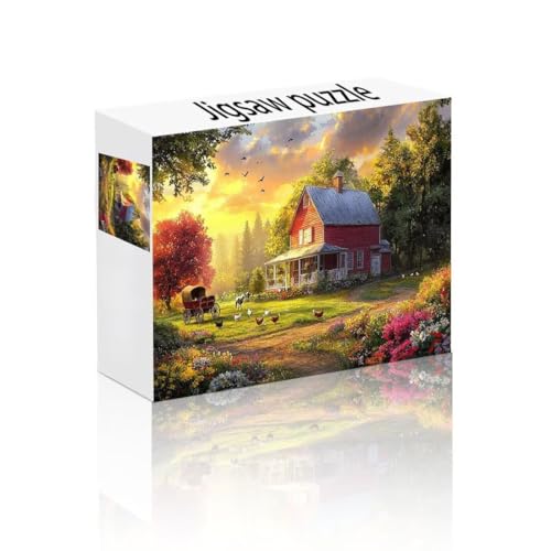 Puzzle Erwachsene 1500 Teile Landschaft, Baum Puzzle Lernspiel Herausforderung Schwierigkeit, Vielfältig Bunt Puzzlespiele, Freizeitaktivität Lustige Geschenke Wohndeko für Erwachsene ab 14 Jahren M-9 von Linncen