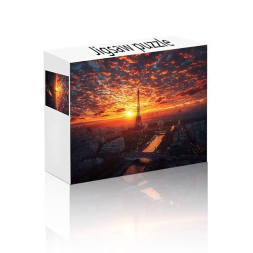 Puzzle Erwachsene 1500 Teile Landschaft, Paris Puzzle Lernspiel Herausforderung Schwierigkeit, Vielfältig Puzzlespiele, Freizeitaktivität Lustige Geschenke Wohndeko für Erwachsene ab 14 Jahren J-8 von Linncen