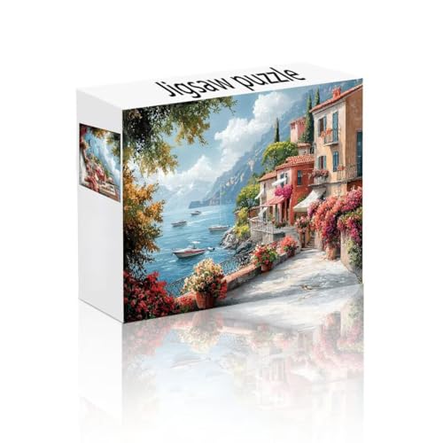 Puzzle Erwachsene 1500 Teile Landschaft, Stadt Puzzle Lernspiel Herausforderung Schwierigkeit, Vielfältig Puzzlespiele, Freizeitaktivität Lustige Geschenke Wohndeko für Erwachsene ab 14 Jahren K-2 von Linncen