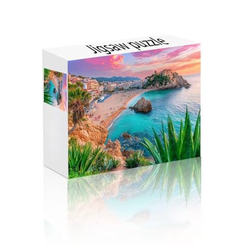Puzzle Erwachsene 1500 Teile Landschaft, Strand Puzzle Lernspiel Herausforderung Schwierigkeit, Vielfältig Puzzlespiele, Freizeitaktivität Lustige Geschenke Wohndeko für Erwachsene ab 14 Jahren W-0 von Linncen