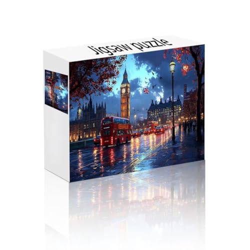 Puzzle Erwachsene 1500 Teile London, Auto Puzzle Lernspiel Herausforderung Schwierigkeit, Vielfältig und Bunt Puzzlespiele, Freizeitaktivität Lustige Geschenke Wohndeko für Erwachsene ab 14 Jahren N-7 Puzzle Erwachsene 1500 Teile London, Auto Puzzle Lernspiel Herausforderung Schwierigkeit, Vielfältig und Bunt Puzzlespiele, Freizeitaktivität Lustige Geschenke Wohndeko für Erwachsene ab 14 Jahren N-7 von Linncen