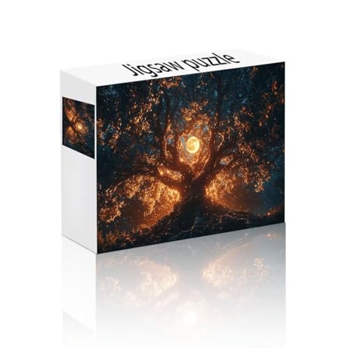Puzzle Erwachsene 1500 Teile Mond, Baum Puzzle Lernspiel Herausforderung Schwierigkeit, Vielfältig und Bunt Puzzlespiele, Freizeitaktivität Lustige Geschenke Wohndeko für Erwachsene ab 14 Jahren M-5 Puzzle Erwachsene 1500 Teile Mond, Baum Puzzle Lernspiel Herausforderung Schwierigkeit, Vielfältig und Bunt Puzzlespiele, Freizeitaktivität Lustige Geschenke Wohndeko für Erwachsene ab 14 Jahren M-5 von Linncen