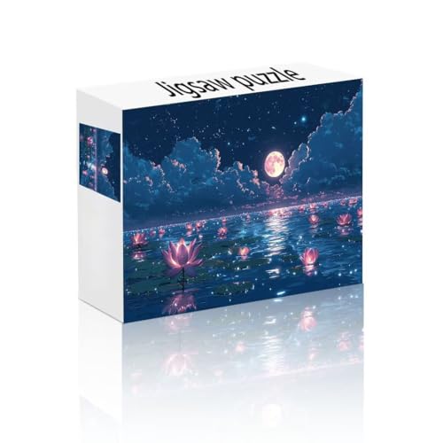 Puzzle Erwachsene 1500 Teile Mond, Lotus Puzzle Lernspiel Herausforderung Schwierigkeit, Vielfältig und Bunt Puzzlespiele, Freizeitaktivität Lustige Geschenke Wohndeko für Erwachsene ab 14 Jahren L-6 Puzzle Erwachsene 1500 Teile Mond, Lotus Puzzle Lernspiel Herausforderung Schwierigkeit, Vielfältig und Bunt Puzzlespiele, Freizeitaktivität Lustige Geschenke Wohndeko für Erwachsene ab 14 Jahren L-6 von Linncen