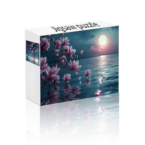 Puzzle Erwachsene 1500 Teile Mond, Magnolie Puzzle Lernspiel Herausforderung Schwierigkeit, Vielfältig Bunt Puzzlespiele, Freizeitaktivität Lustige Geschenke Wohndeko für Erwachsene ab 14 Jahren U-0 Puzzle Erwachsene 1500 Teile Mond, Magnolie Puzzle Lernspiel Herausforderung Schwierigkeit, Vielfältig Bunt Puzzlespiele, Freizeitaktivität Lustige Geschenke Wohndeko für Erwachsene ab 14 Jahren U-0 von Linncen