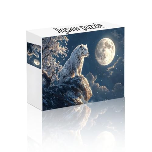 Puzzle Erwachsene 1500 Teile Mond, Tiger Puzzle Lernspiel Herausforderung Schwierigkeit, Vielfältig und Bunt Puzzlespiele, Freizeitaktivität Lustige Geschenke Wohndeko für Erwachsene ab 14 Jahren Y-1 Puzzle Erwachsene 1500 Teile Mond, Tiger Puzzle Lernspiel Herausforderung Schwierigkeit, Vielfältig und Bunt Puzzlespiele, Freizeitaktivität Lustige Geschenke Wohndeko für Erwachsene ab 14 Jahren Y-1 von Linncen