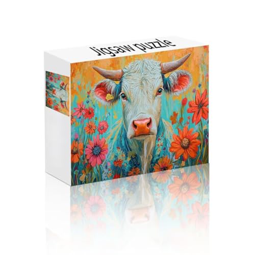 Puzzle Erwachsene 1500 Teile Ochse, Blume Puzzle Lernspiel Herausforderung Schwierigkeit, Vielfältig und Bunt Puzzlespiele, Freizeitaktivität Lustige Geschenke Wohndeko für Erwachsene ab 14 Jahren U-3 Puzzle Erwachsene 1500 Teile Ochse, Blume Puzzle Lernspiel Herausforderung Schwierigkeit, Vielfältig und Bunt Puzzlespiele, Freizeitaktivität Lustige Geschenke Wohndeko für Erwachsene ab 14 Jahren U-3 von Linncen