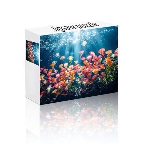 Puzzle Erwachsene 1500 Teile Qualle, Meer Puzzle Lernspiel Herausforderung Schwierigkeit, Vielfältig und Bunt Puzzlespiele, Freizeitaktivität Lustige Geschenke Wohndeko für Erwachsene ab 14 Jahren S-1 Puzzle Erwachsene 1500 Teile Qualle, Meer Puzzle Lernspiel Herausforderung Schwierigkeit, Vielfältig und Bunt Puzzlespiele, Freizeitaktivität Lustige Geschenke Wohndeko für Erwachsene ab 14 Jahren S-1 von Linncen