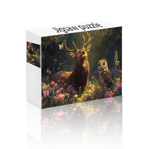 Puzzle Erwachsene 1500 Teile REH, Eule Puzzle Lernspiel Herausforderung Schwierigkeit, Vielfältig und Bunt Puzzlespiele, Freizeitaktivität Lustige Geschenke Wohndeko für Erwachsene ab 14 Jahren F-1 Puzzle Erwachsene 1500 Teile REH, Eule Puzzle Lernspiel Herausforderung Schwierigkeit, Vielfältig und Bunt Puzzlespiele, Freizeitaktivität Lustige Geschenke Wohndeko für Erwachsene ab 14 Jahren F-1 von Linncen