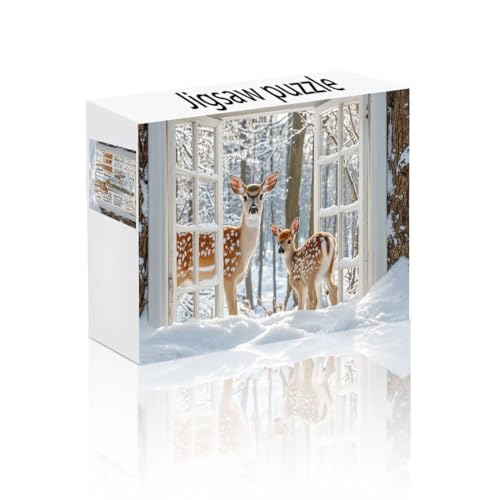 Puzzle Erwachsene 1500 Teile REH, Schnee Puzzle Lernspiel Herausforderung Schwierigkeit, Vielfältig und Bunt Puzzlespiele, Freizeitaktivität Lustige Geschenke Wohndeko für Erwachsene ab 14 Jahren S-2 Puzzle Erwachsene 1500 Teile REH, Schnee Puzzle Lernspiel Herausforderung Schwierigkeit, Vielfältig und Bunt Puzzlespiele, Freizeitaktivität Lustige Geschenke Wohndeko für Erwachsene ab 14 Jahren S-2 von Linncen