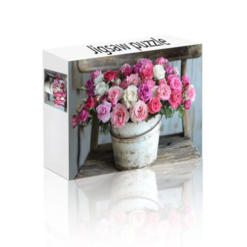 Puzzle Erwachsene 1500 Teile Rose, Blume Puzzle Lernspiel Herausforderung Schwierigkeit, Vielfältig und Bunt Puzzlespiele, Freizeitaktivität Lustige Geschenke Wohndeko für Erwachsene ab 14 Jahren P-2 von Linncen