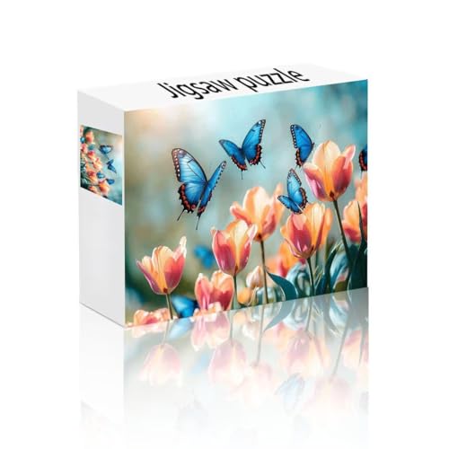 Puzzle Erwachsene 1500 Teile Schmetterling, Tulpe Kinderpuzzle Lernspiel Herausforderung Schwierigkeit, Vielfältig Bunt Puzzlespiele, Lustige Geschenke Wohndeko für Erwachsene Kinder ab 14 Jahren X-6 Puzzle Erwachsene 1500 Teile Schmetterling, Tulpe Kinderpuzzle Lernspiel Herausforderung Schwierigkeit, Vielfältig Bunt Puzzlespiele, Lustige Geschenke Wohndeko für Erwachsene Kinder ab 14 Jahren X-6 von Linncen